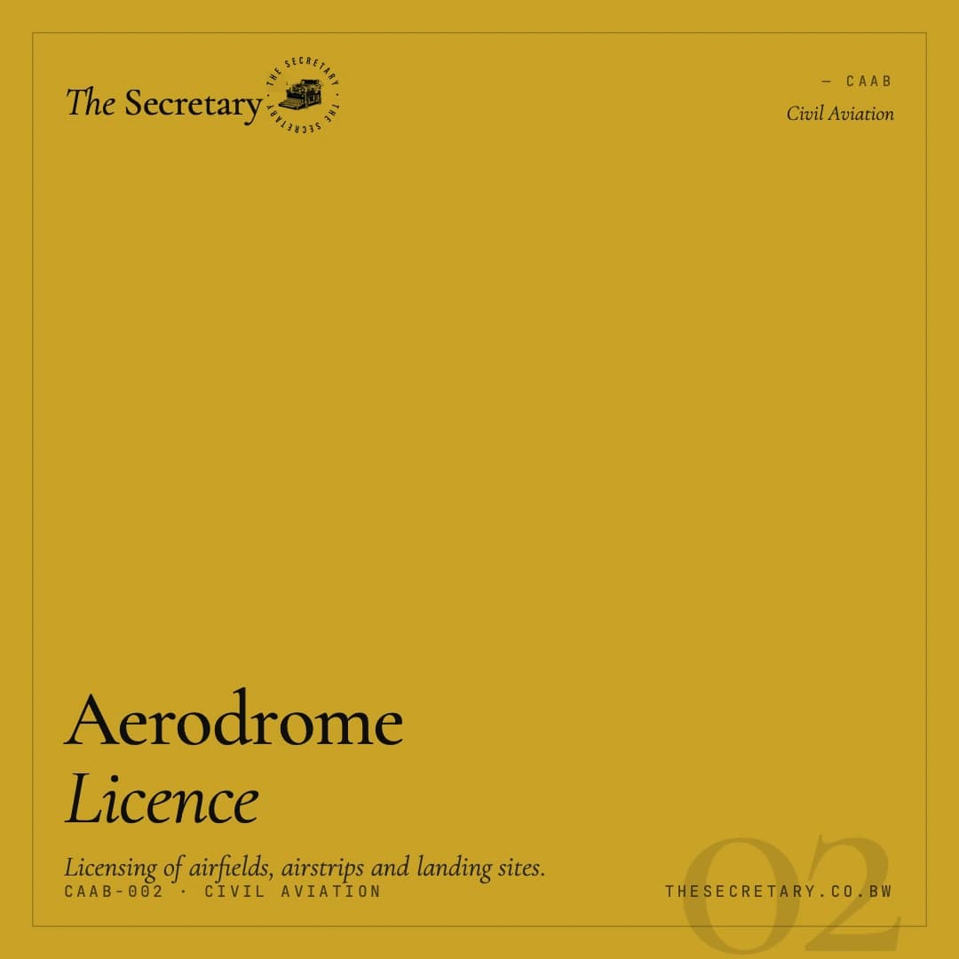 Aerodrome Licence