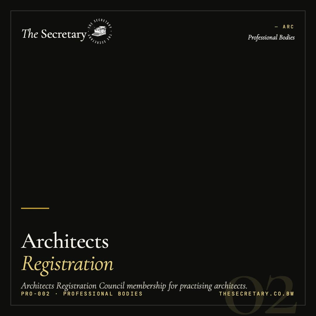 Architects Registration (ARC)