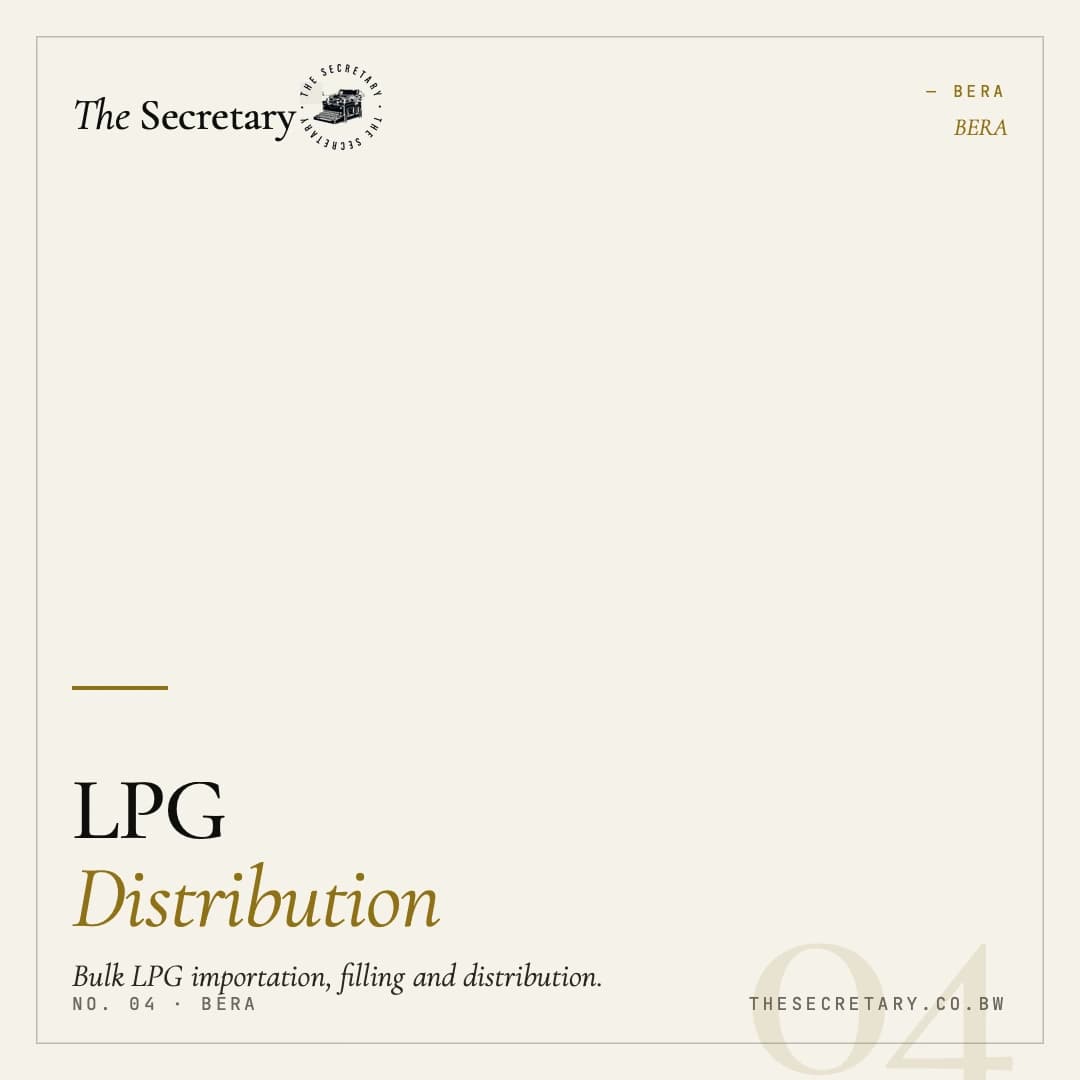 BERA – LPG Wholesale / Distribution Licence