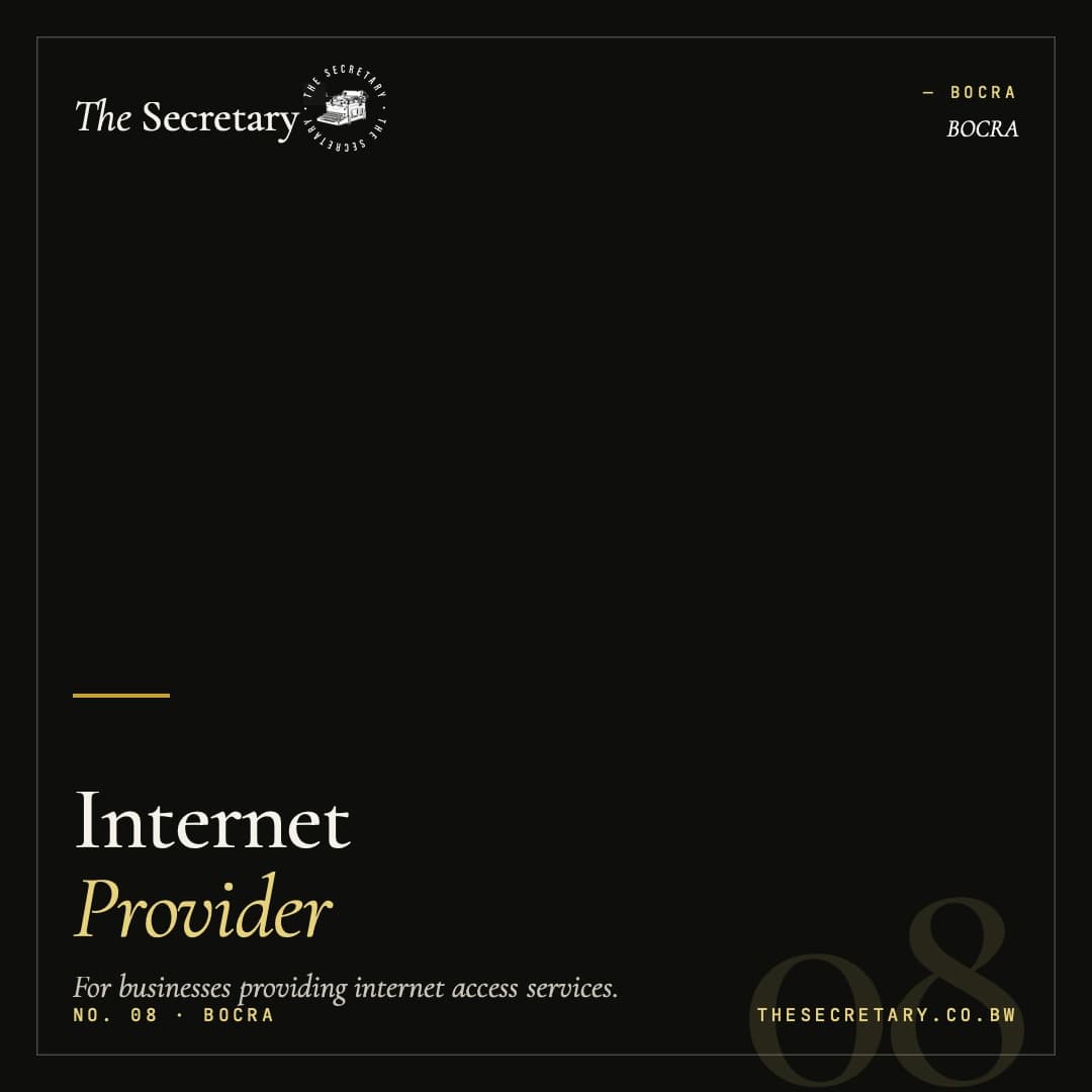BOCRA – Internet Service Provider (ISP) Licence