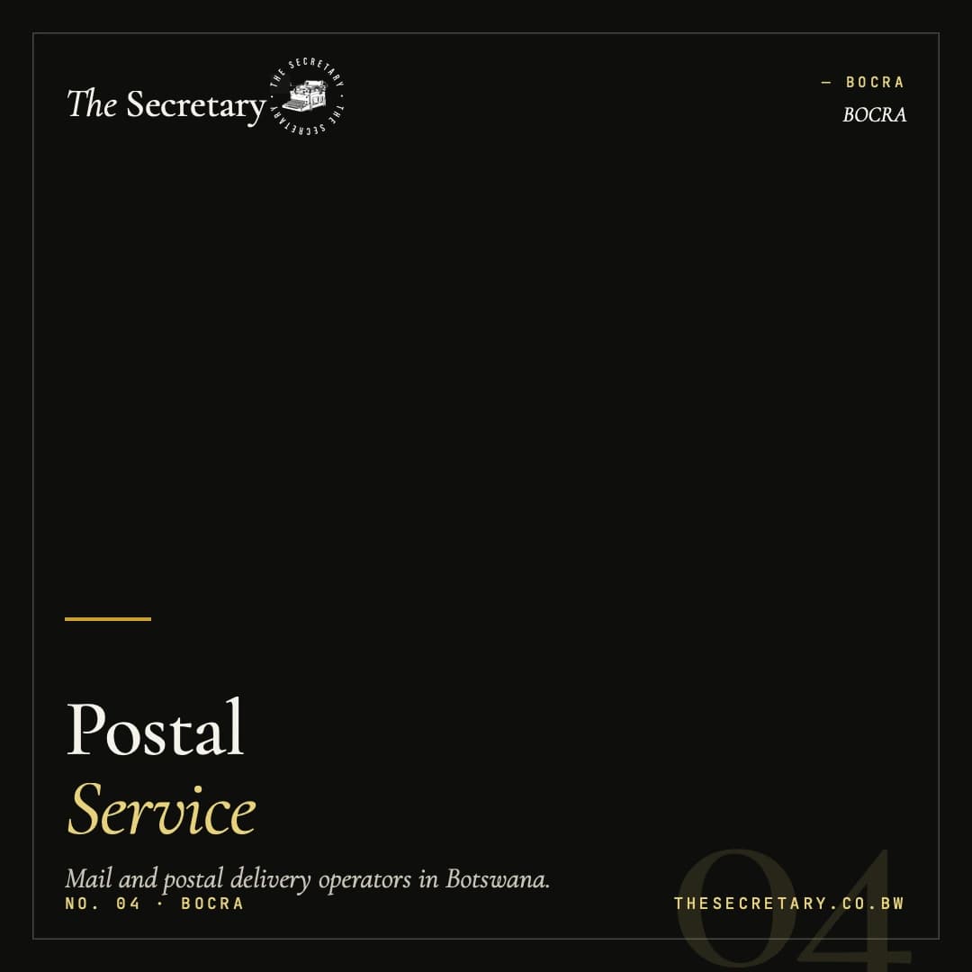 BOCRA – Postal Service Licence