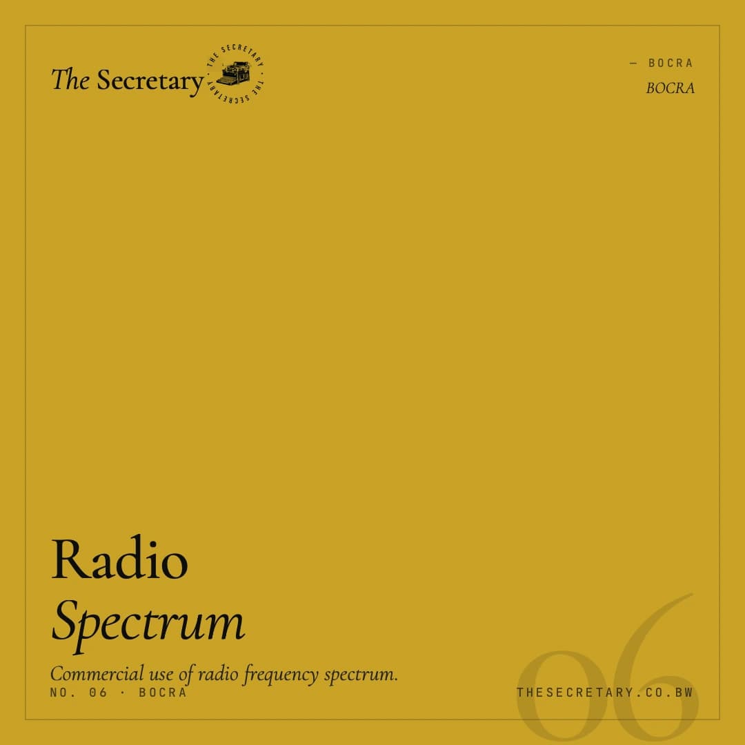 BOCRA – Radio Communications Licence (Spectrum)