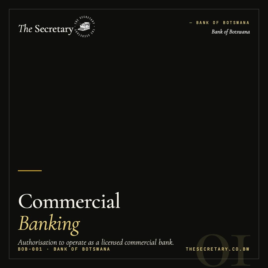 Commercial Banking Licence