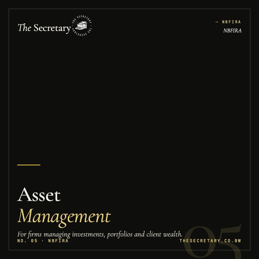 NBFIRA – Asset Management Licence