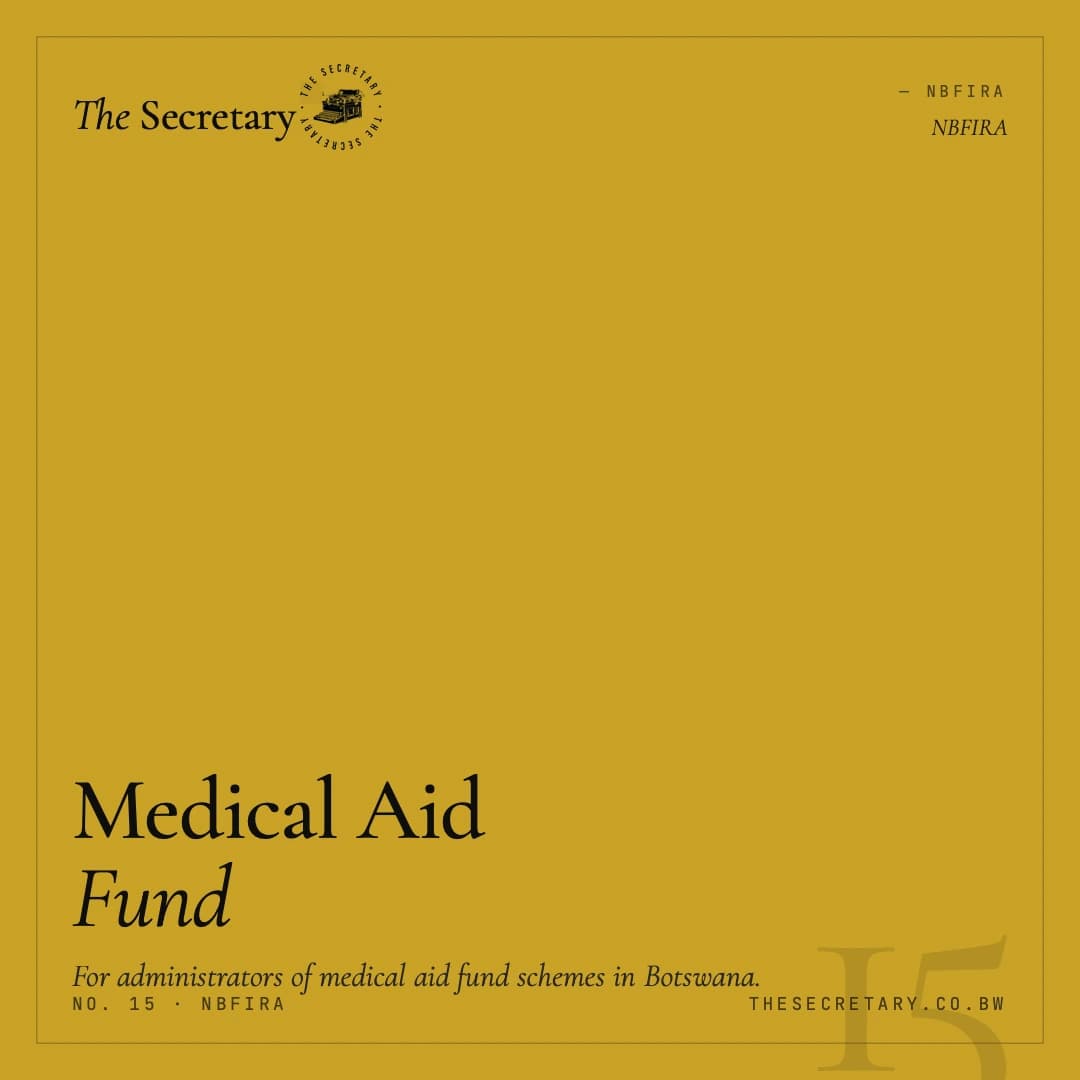 NBFIRA – Medical Aid Fund Licence