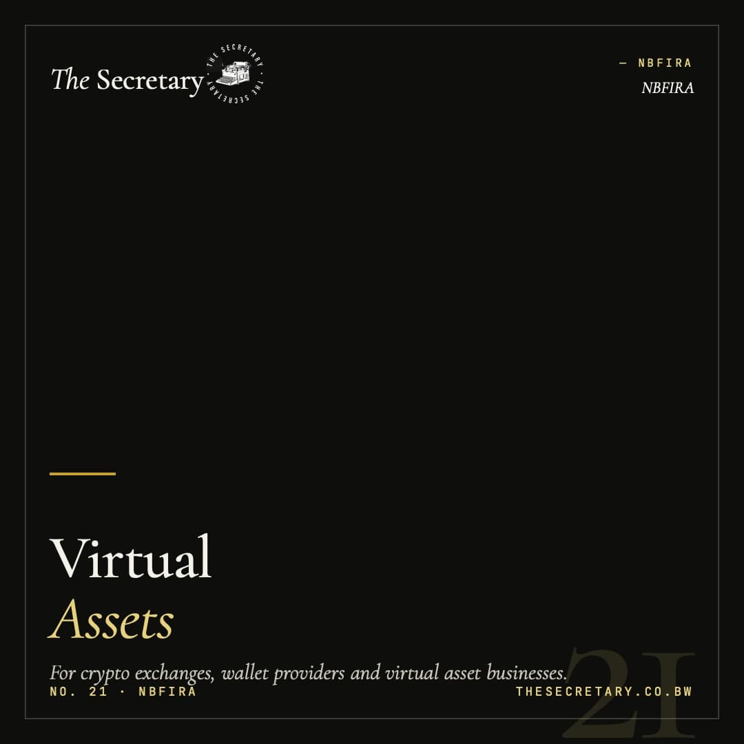 NBFIRA – Virtual Asset Service Provider (VASP) Licence