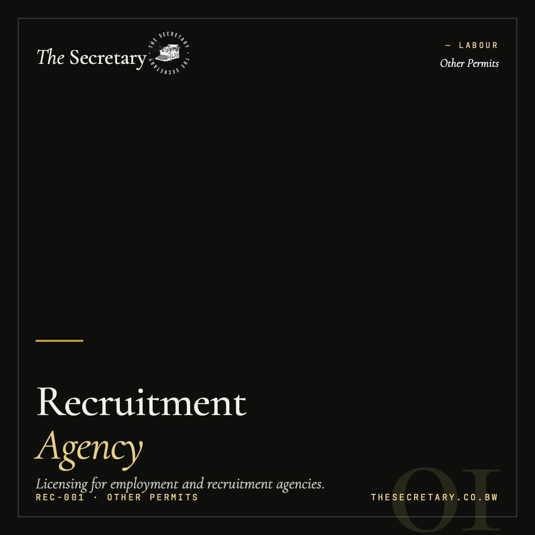 Recruitment / Employment Agency Licence