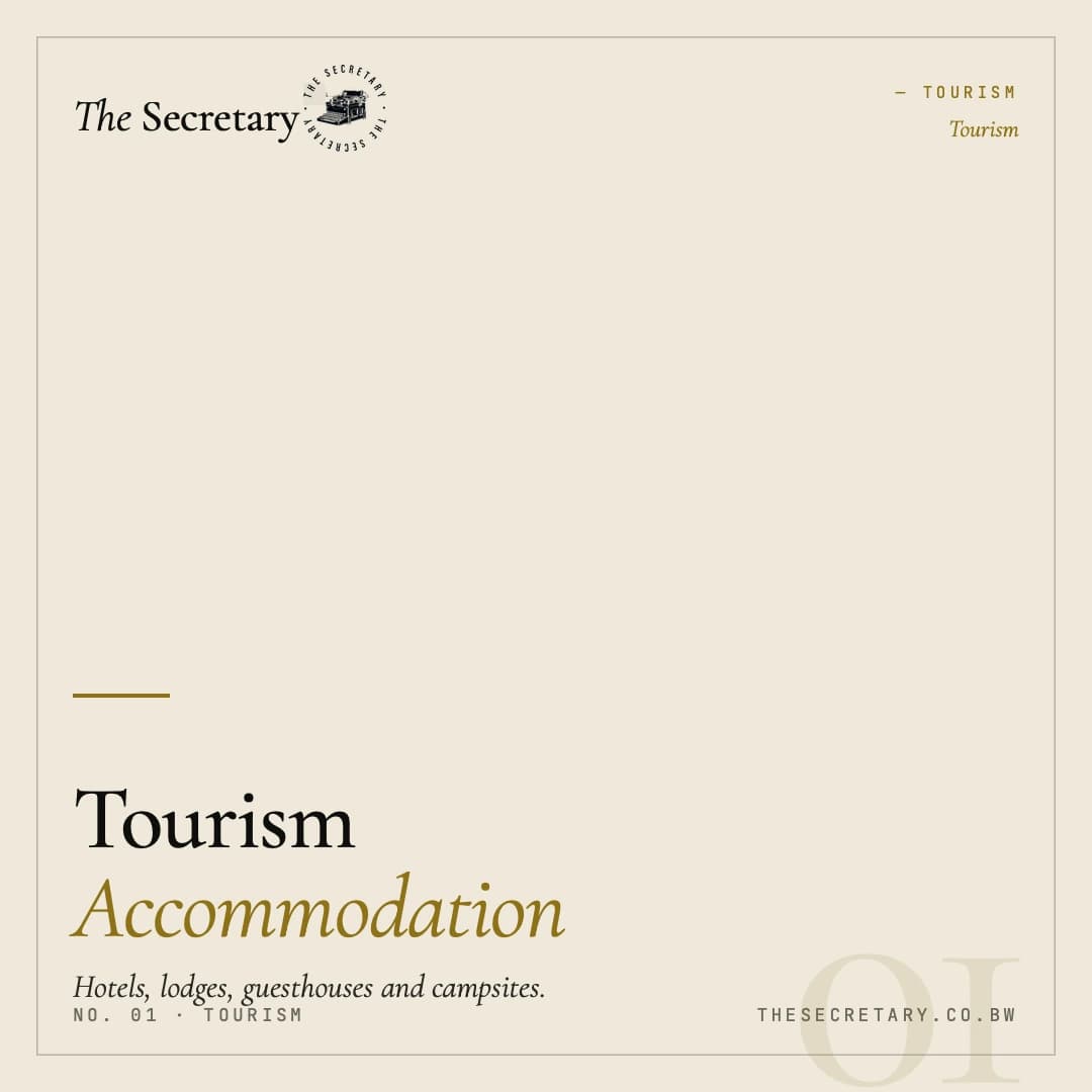Tourism – Enterprise Licence (Accommodation)