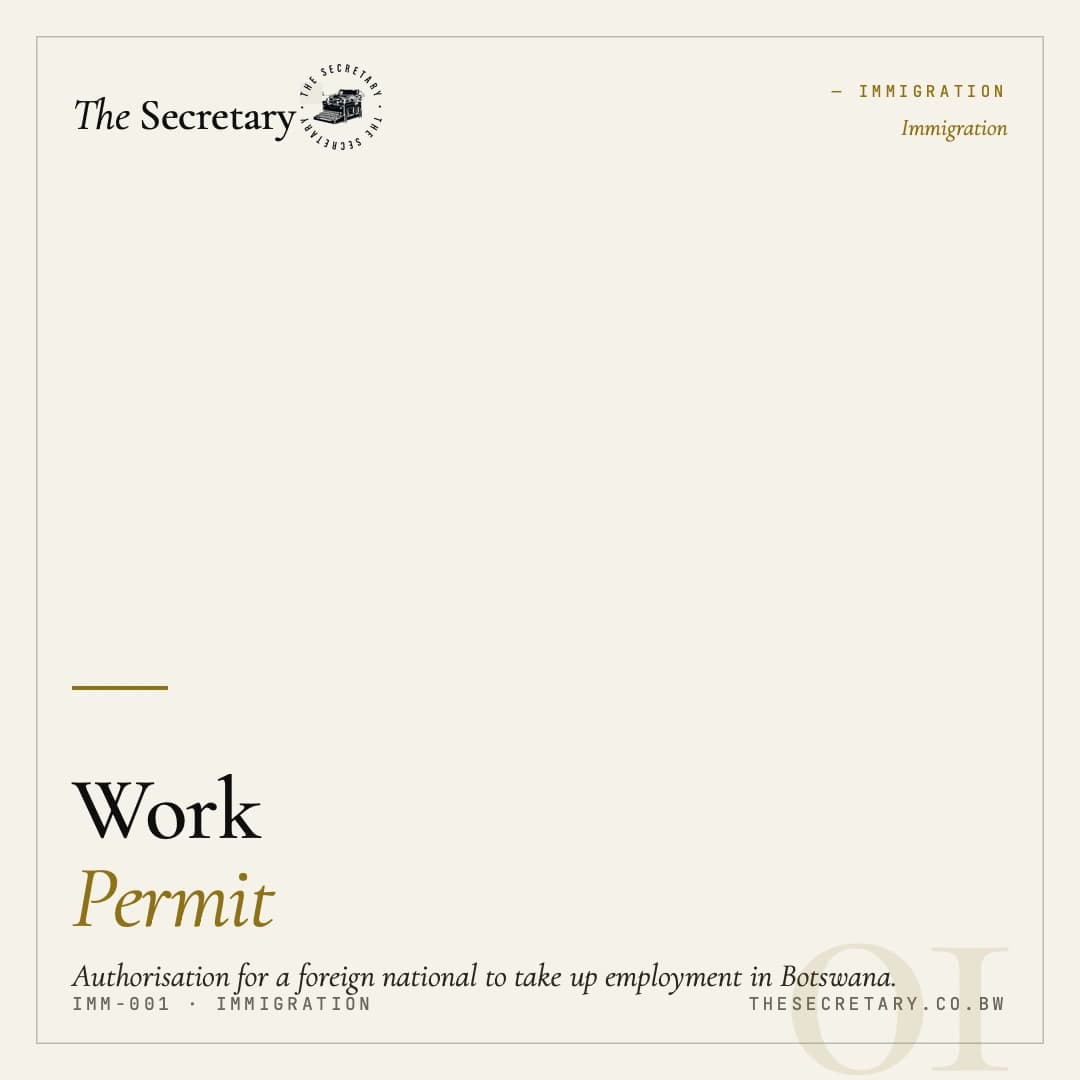 Work Permit Application